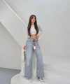 Kadın Bol Paça Jean Kot Pantolon