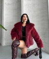 DAME Yumuşak Dokunuşlu Oversize Premium Kürk Peluş Mont