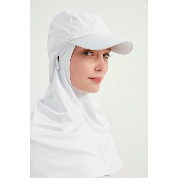 Kadın Beyaz Tesettür Şapka