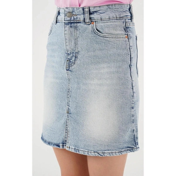 Kadın Mini Kot Etek