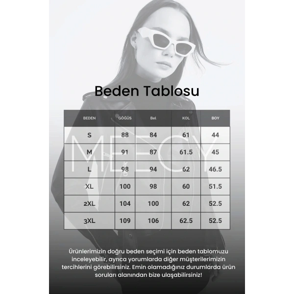 Kadın Deri Ceket Dikişsiz