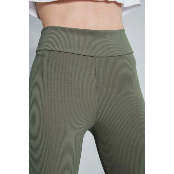 Fitilli Tayt Dikişsiz Toparlayıcı Yüksek Bel