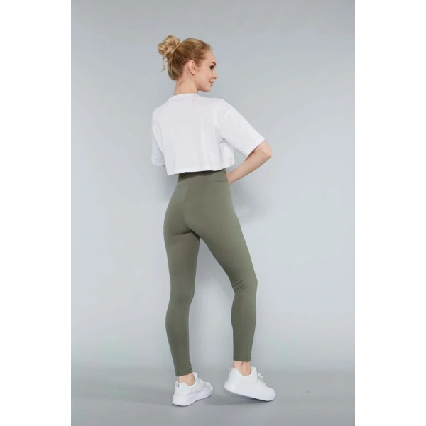 Fitilli Tayt Dikişsiz Toparlayıcı Yüksek Bel