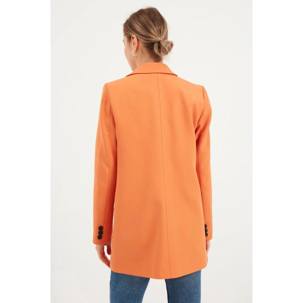 Kadın Oranj Blazer Ceket