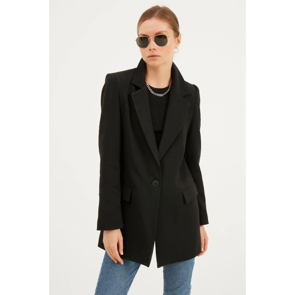 Kadın Siyah Blazer Ceket