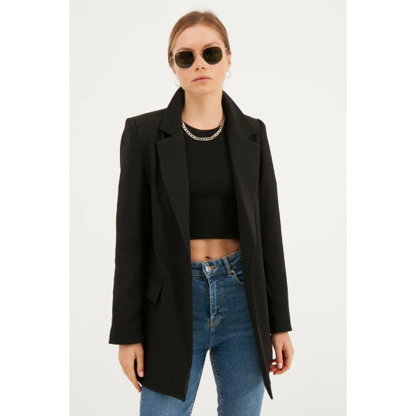 Kadın Siyah Blazer Ceket