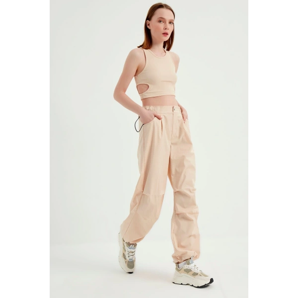 Kadın Paraşüt Kumaş Pantolon