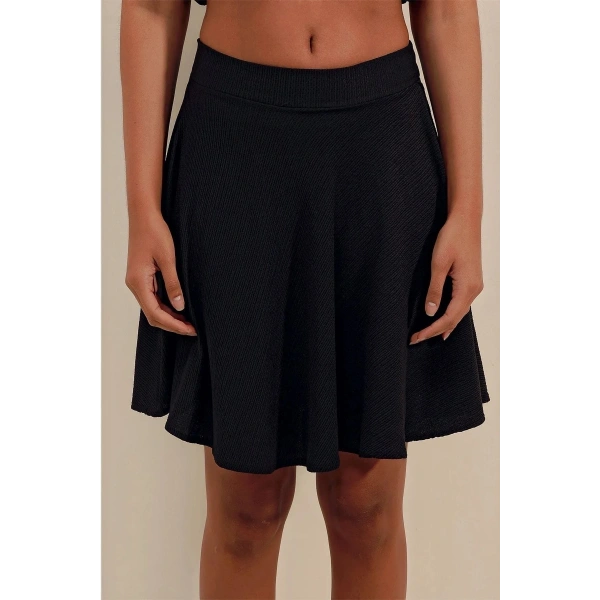 Kadın Kloş Mini Etek