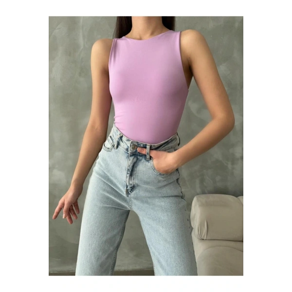 Kadın Sıfır Kollu Bodysuit