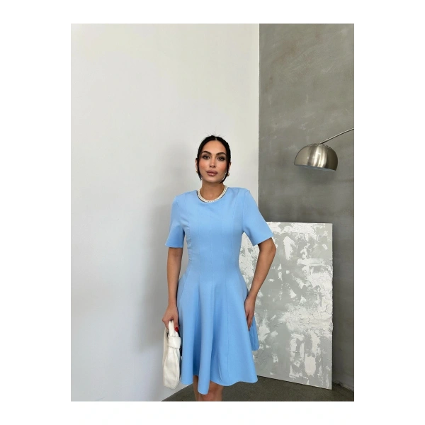 Kadın Oval Yaka Elbise