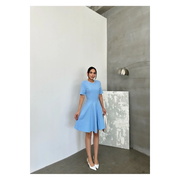 Kadın Oval Yaka Elbise