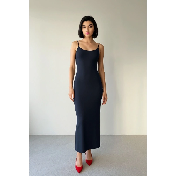 Kadın İp Askılı Basic Elbise