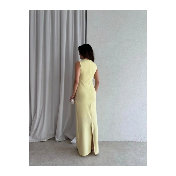 Kadın Maxi Elbise - Sarı