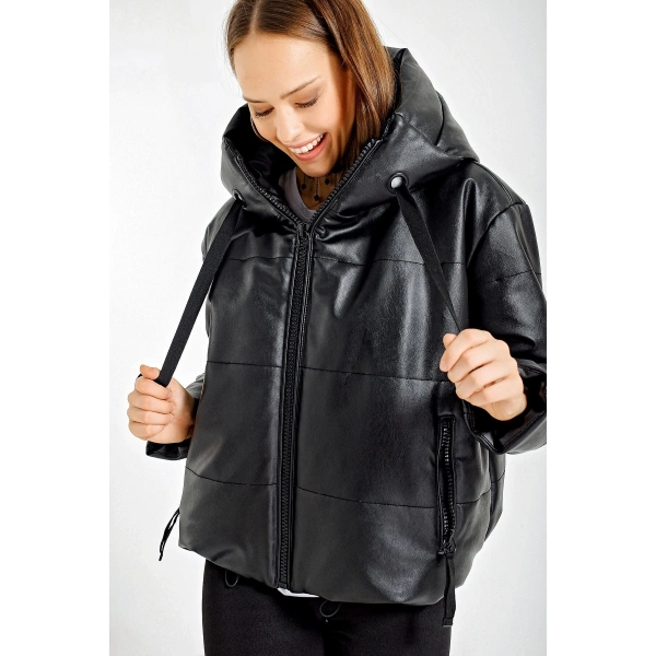 Oversize Suni Deri Mont