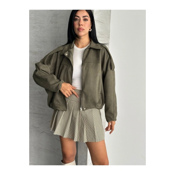 Yeni Sezon Süet Oversize Ceket