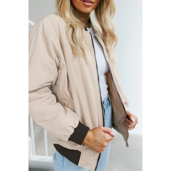 Bomber Ceket Bej