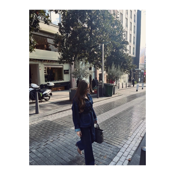 Kadın Denim Bağlamalı Kot Takım