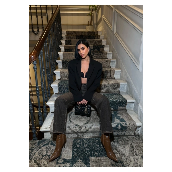 Kadın Taşlı Jeans Kot Pantolon