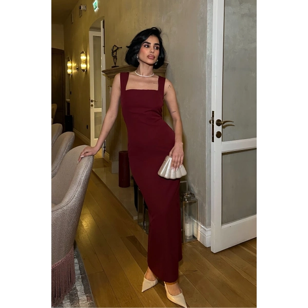 Kadın Uzun Yırtmaçlı Elbise