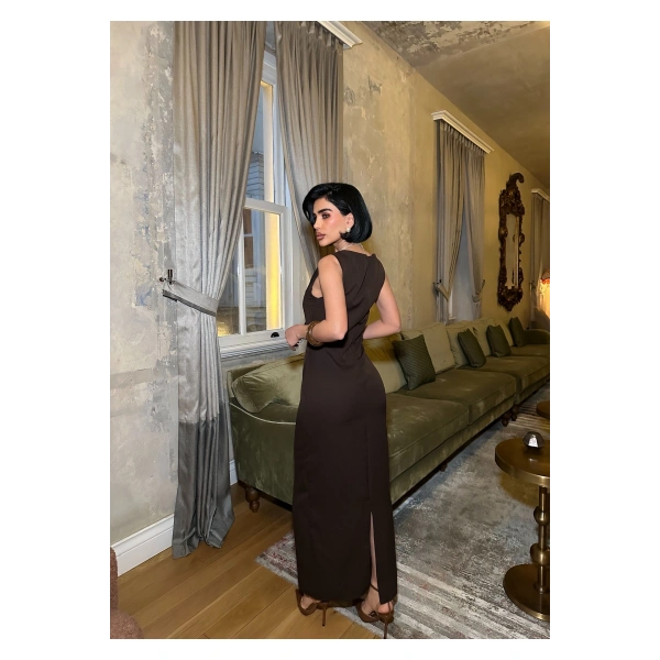 Kadın Uzun Yırtmaçlı Elbise