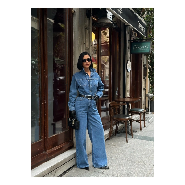 Zr Model Denim Kot Tulum