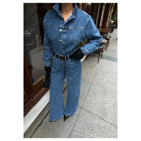 Zr Model Denim Kot Tulum