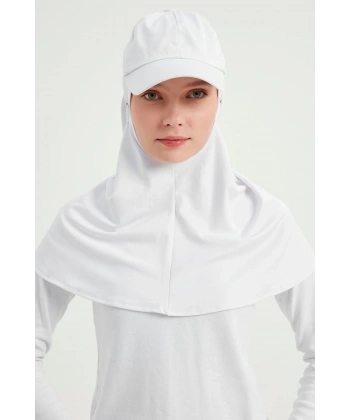Kadın Beyaz Tesettür Şapka