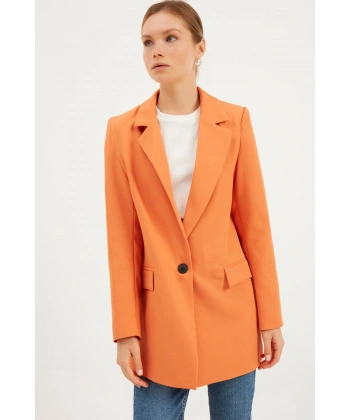 Kadın Oranj Blazer Ceket