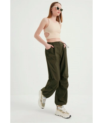 Kadın Paraşüt Kumaş Pantolon