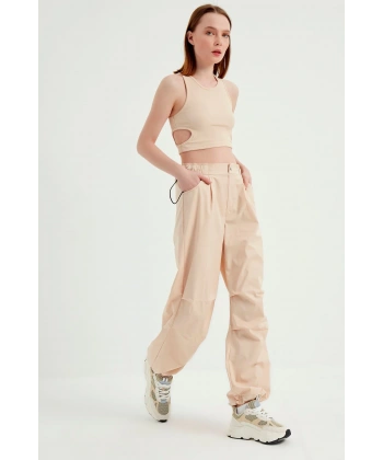 Kadın Paraşüt Kumaş Pantolon