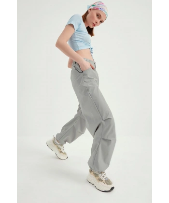 Kadın Paraşüt Kumaş Pantolon