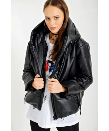Oversize Suni Deri Mont