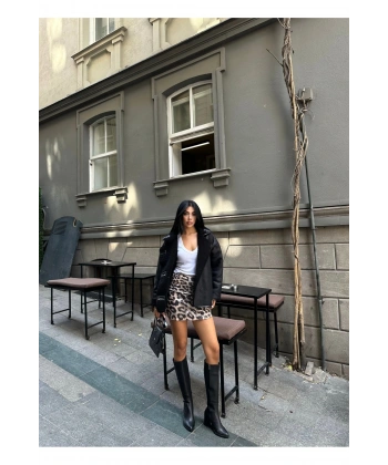 Kadın Siyah Oversize Ceket