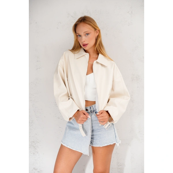 Geniş Kolu P&B Bomber Ceket