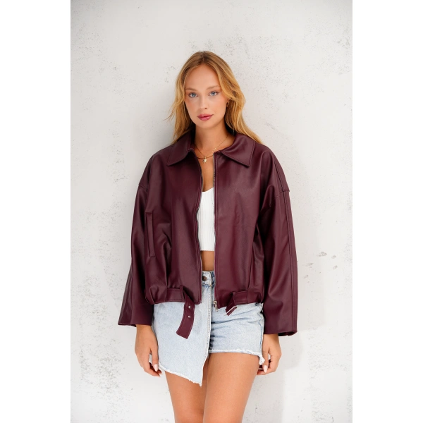 Geniş Kolu P&B Bomber Ceket
