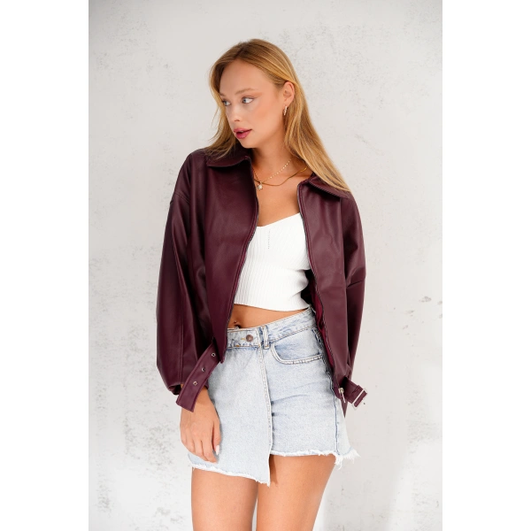 Geniş Kolu P&B Bomber Ceket