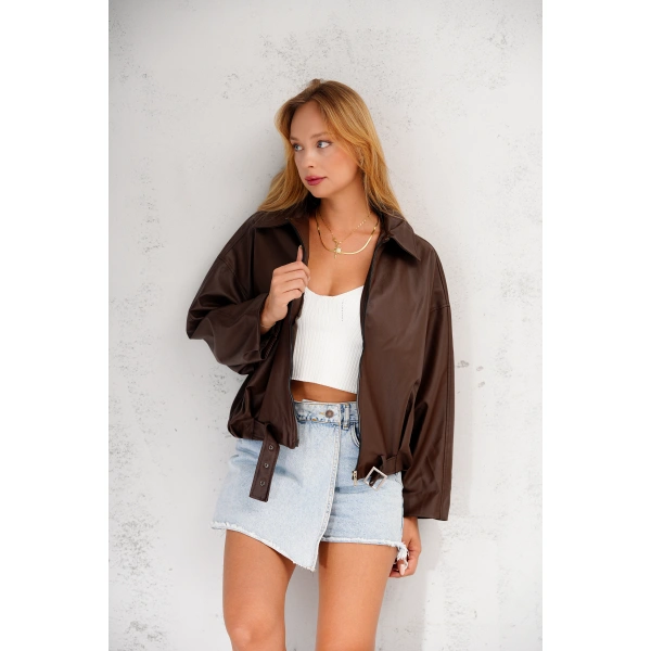 Geniş Kolu P&B Bomber Ceket