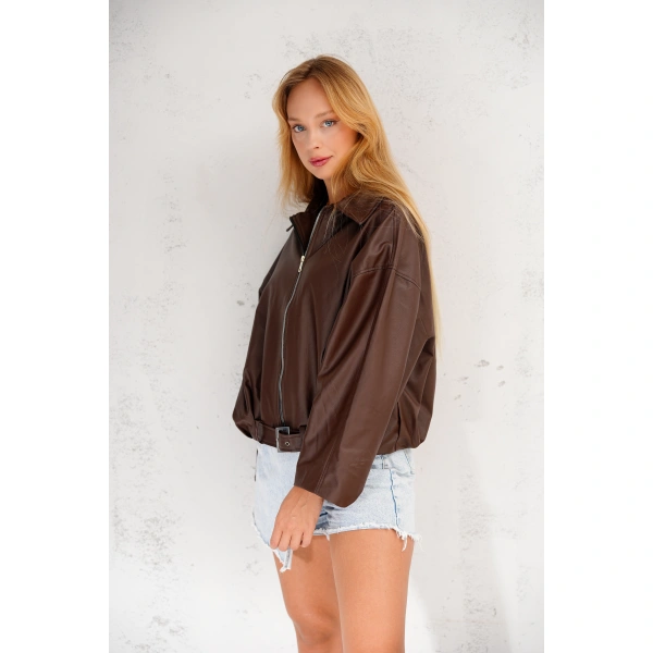 Geniş Kolu P&B Bomber Ceket