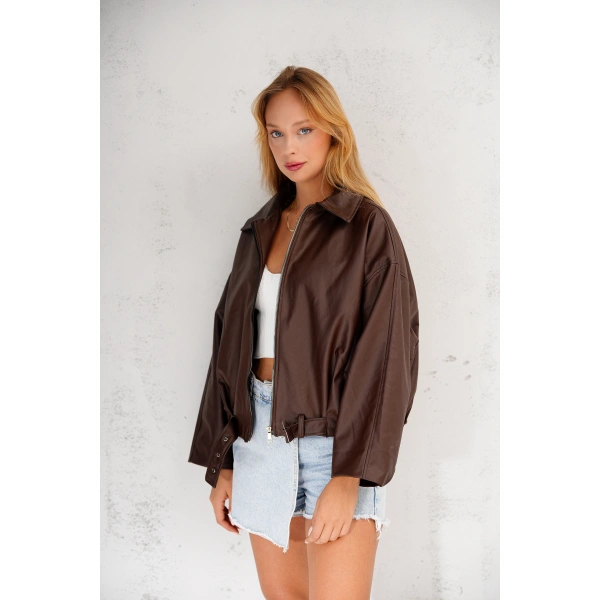 Geniş Kolu P&B Bomber Ceket