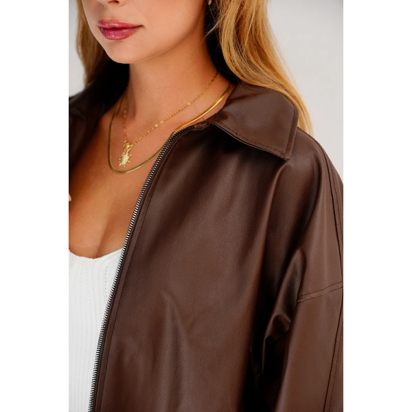 Geniş Kolu P&B Bomber Ceket