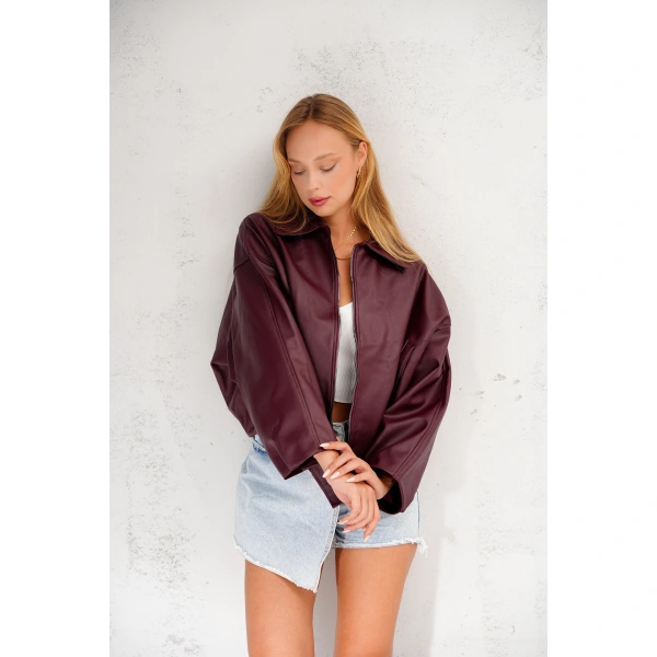 Geniş Kolu P&B Bomber Ceket