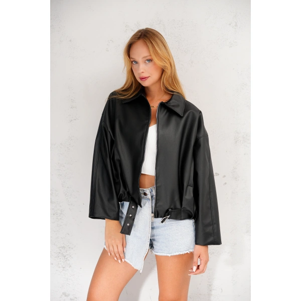 Geniş Kolu P&B Bomber Ceket
