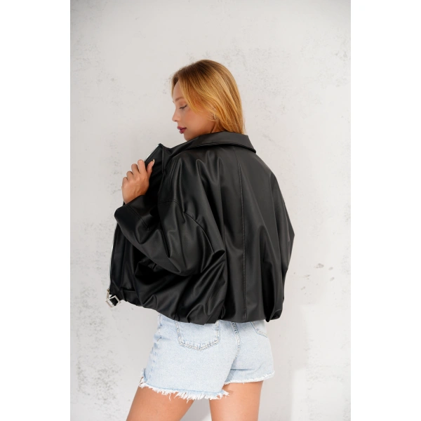 Geniş Kolu P&B Bomber Ceket