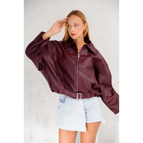 Geniş Kolu P&B Bomber Ceket