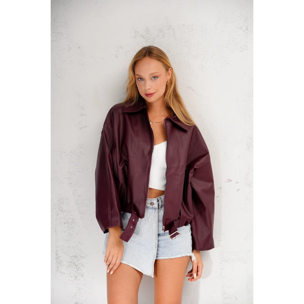 Geniş Kolu P&B Bomber Ceket