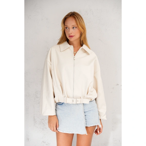 Geniş Kolu P&B Bomber Ceket