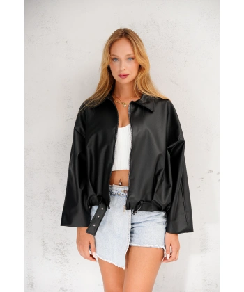 Geniş Kolu P&B Bomber Ceket