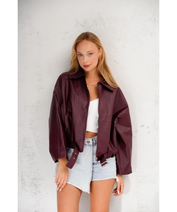 Geniş Kolu P&B Bomber Ceket