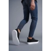 KB-112   Kuback Siyah Triko Bağcıklı  Günlük Erkek  Ayakkabı