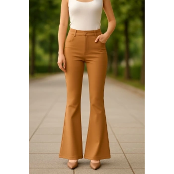 Atlas palazzo pantolon kamel